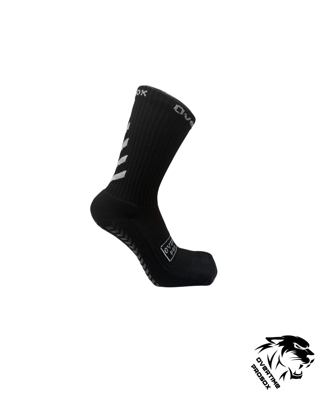2.0 CREW GRIP SOCKS - BLACK