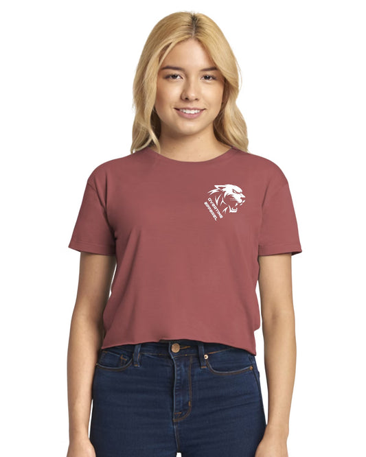 Smoked Paprika Crop Tee