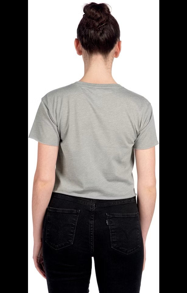 Heather Gray Crop Tee
