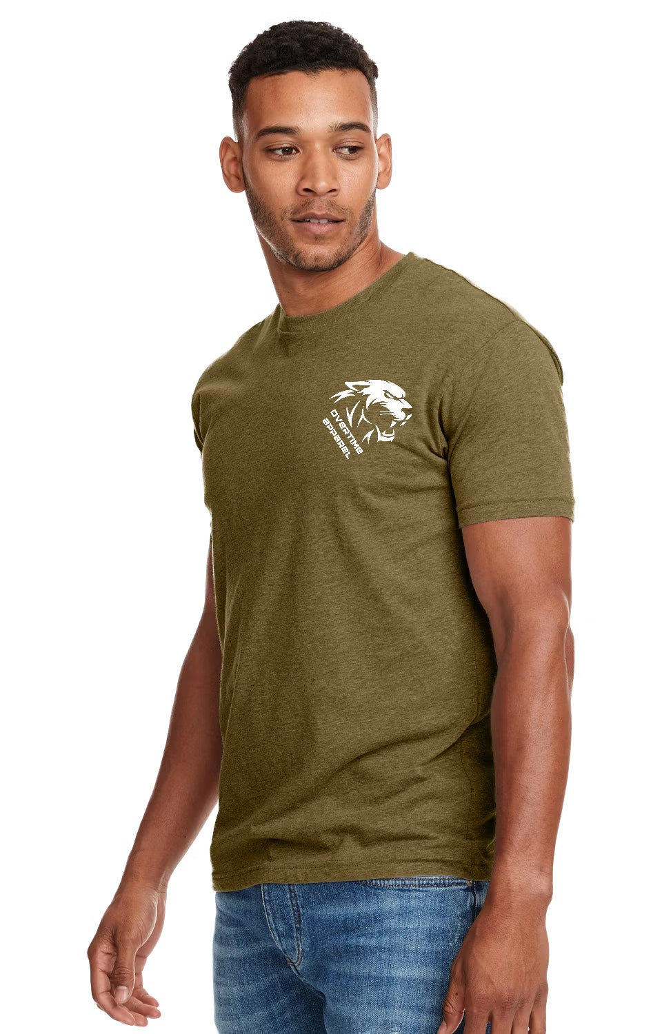 Military Green Crew Tee