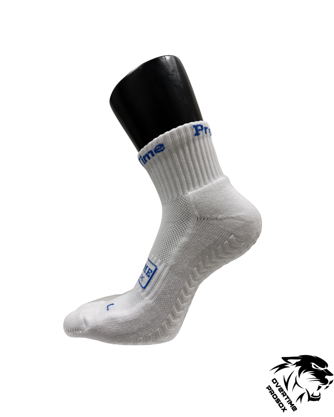 2.0 Ankle Length Grip Socks White/Blue
