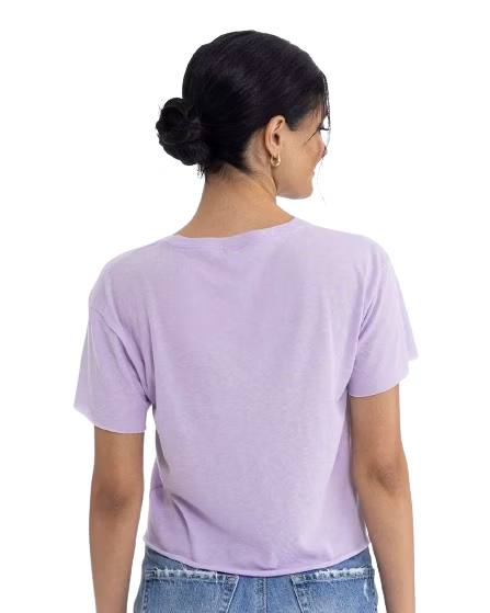 Lavender Crop Tee