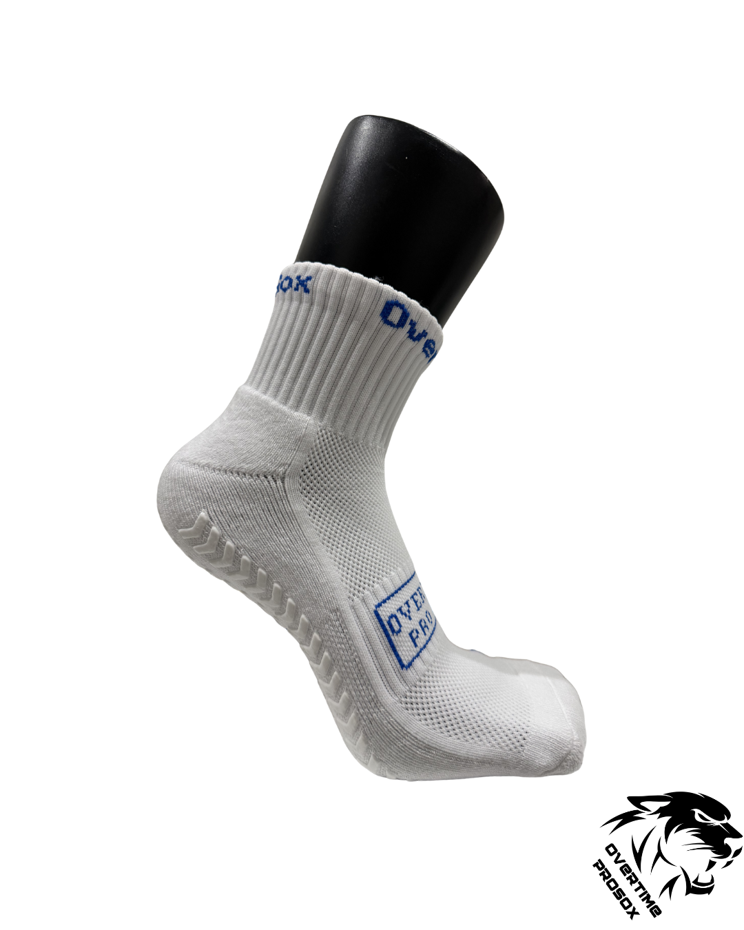 2.0 Ankle Length Grip Socks White/Blue
