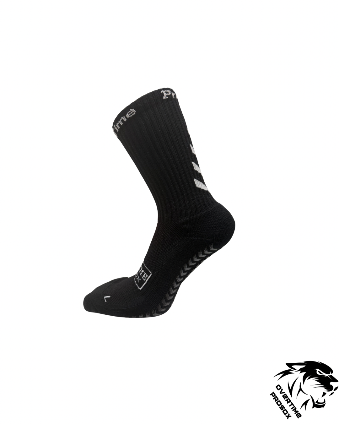 2.0 CREW GRIP SOCKS - BLACK