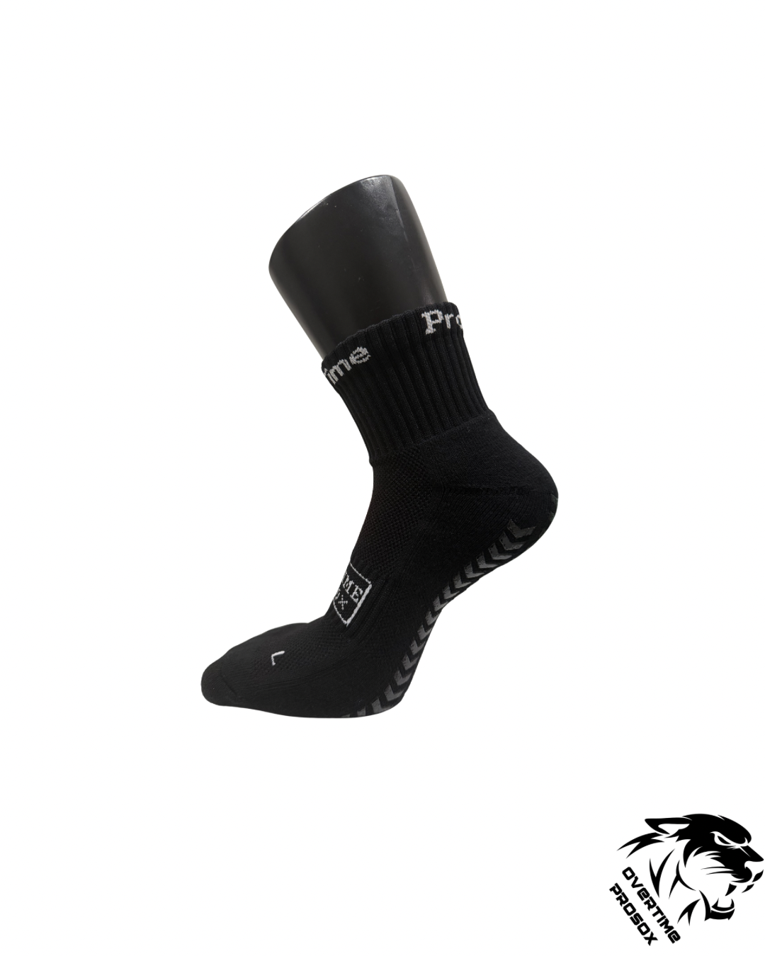 ANKLE LENGTH GRIP SOCK - BLACK