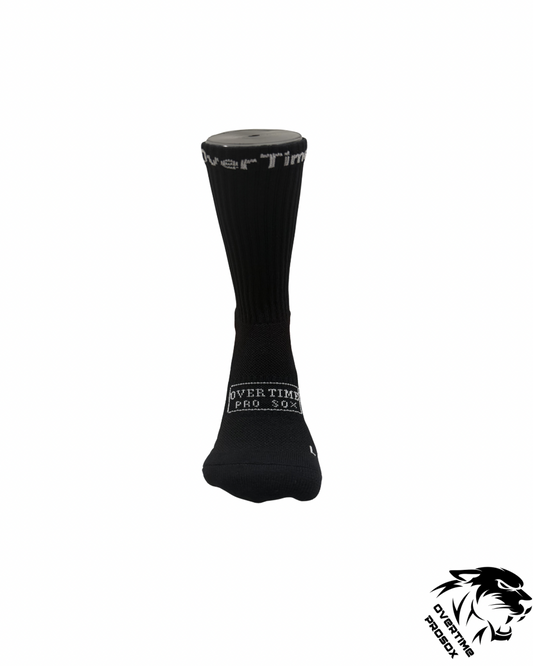 2.0 CREW GRIP SOCKS - BLACK