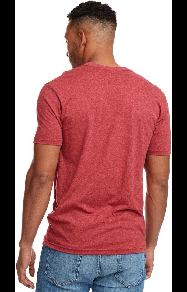 Cardinal Red Heather Crew Tee