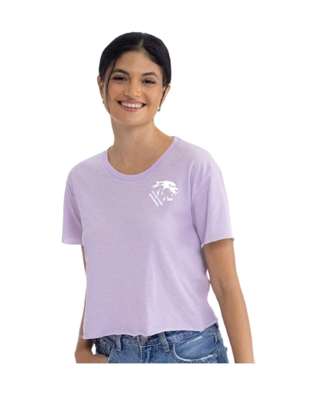 Lavender Crop Tee